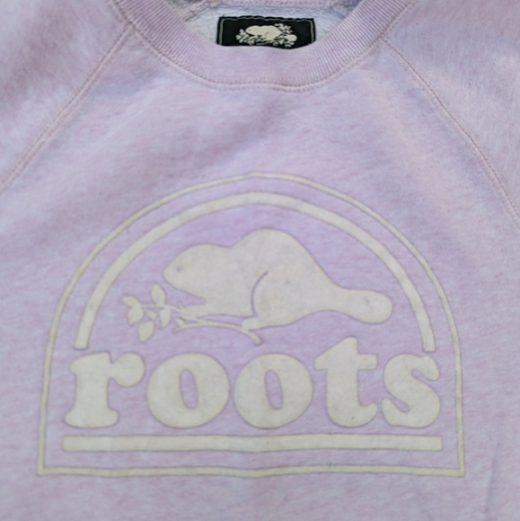 Roots║Purple Logo Sweatshirt║Size XS - Picture 4 of 4